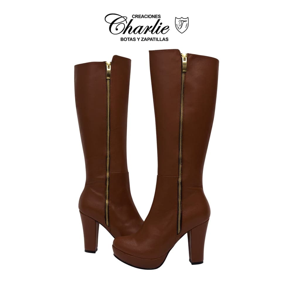 Bota 710 Miel de Creaciones Charlie, botas y botines para dama - foto 2
