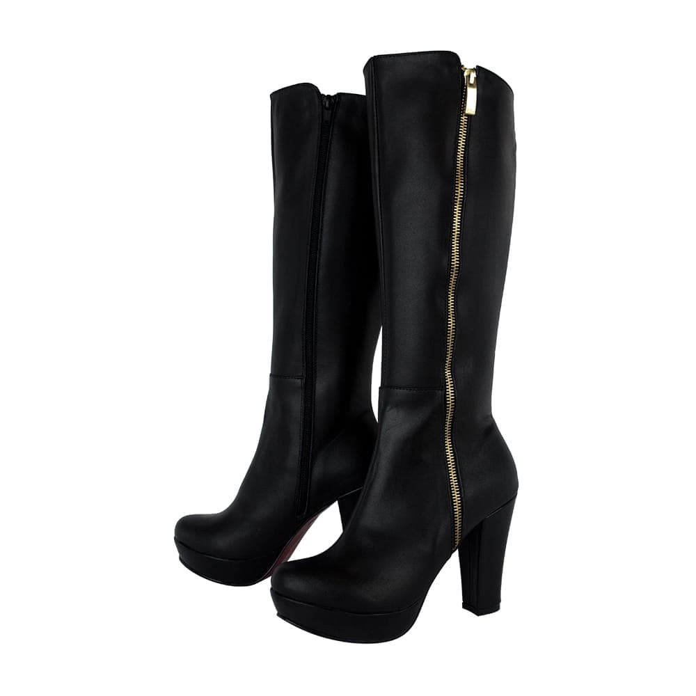 Bota 710 Negro de Creaciones Charlie, botas y botines para dama - foto 4